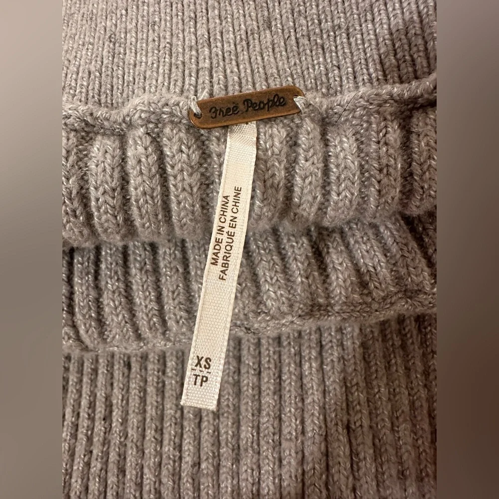 Free People Felix Rib Maxi Skirt in Light Grey XS - Picture 6 of 10